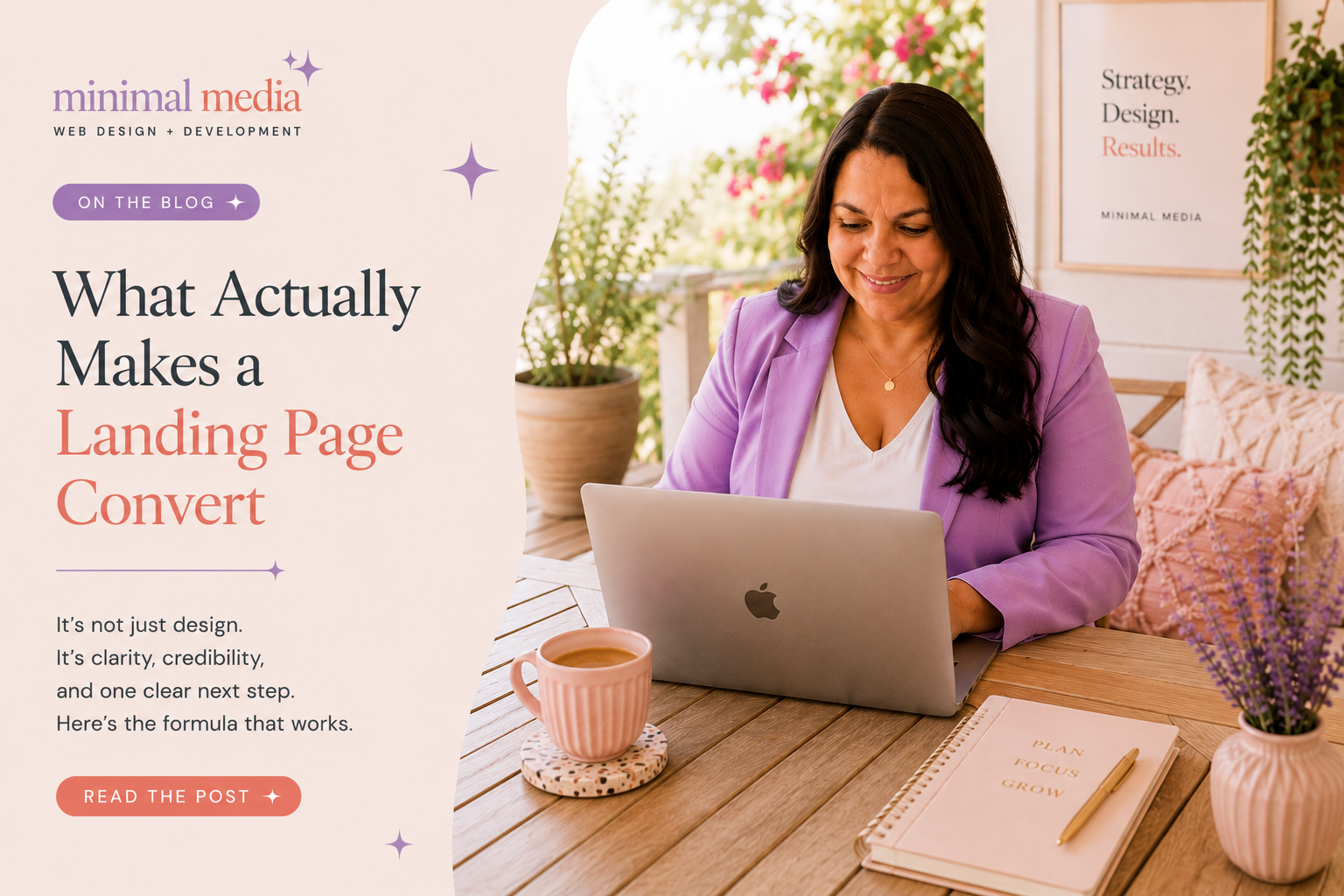 Blog graphic: What Actually Makes a Landing Page Convert