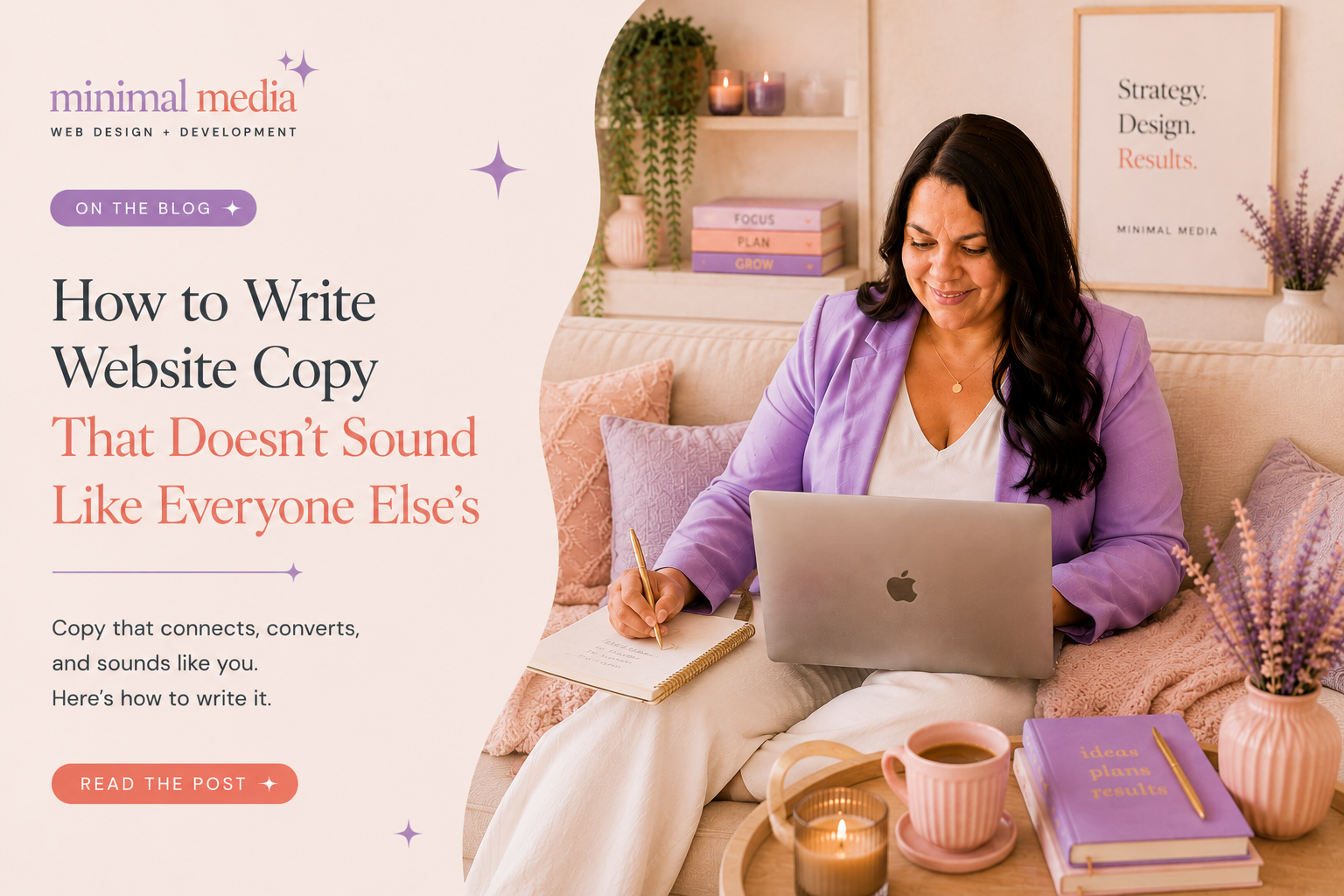 Blog graphic: How to Write Website Copy That Doesn't Sound Like Everyone Else's